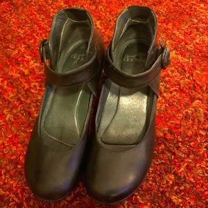 Dansko Ankle Strap Wedges